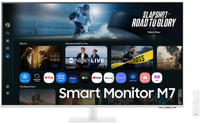 삼성 4K UHD M7 스마트 모니터 107.9cm (43) 화이트
