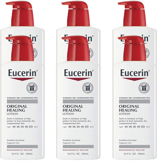 유세린 오리지널 힐링 로션 건성 피부용, 500ml, 6개입