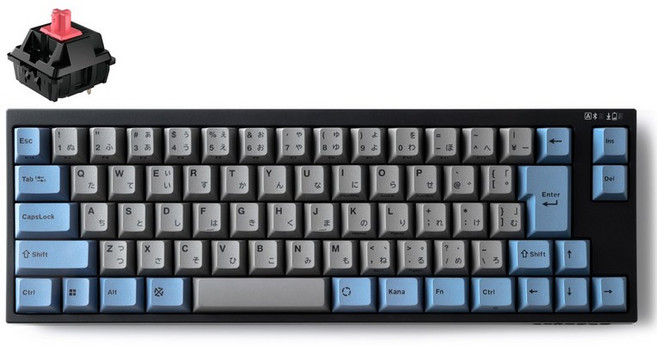 LEOPOLD FC660MBT GRAYBLUE BluetoothUSB-C 65% 70 WindowsmacOS CHERRY MX2A 일본어 배열 가나 유