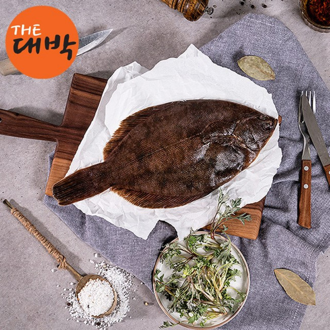 자연산 봄 도다리 제철, 1개, 활 도다리 1kg (1-4미 내외)