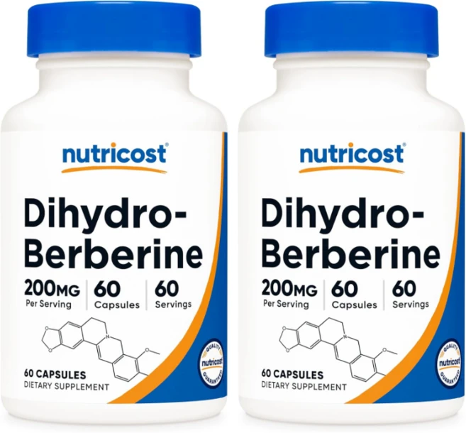 뉴트리코스트 디하이드로 베르베린 200mg 60캡슐 2개 베리베린 버베린 Berberine, 60정 - 쿠팡