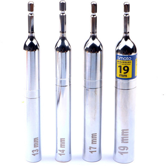 국산 엑스트라 롱 비트 소켓 180mm 6각 육각 빗트, 1개