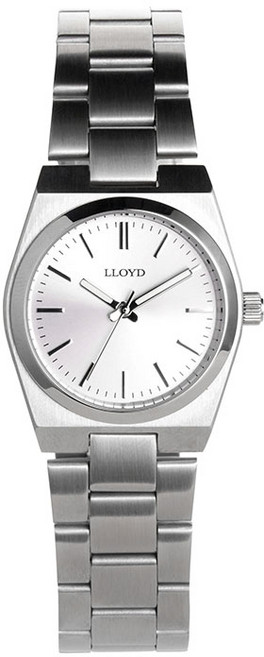 로이드 컨시 커플 여성 메탈 시계 - 실버 LL2G25T01ISS LL1G25T01ISS