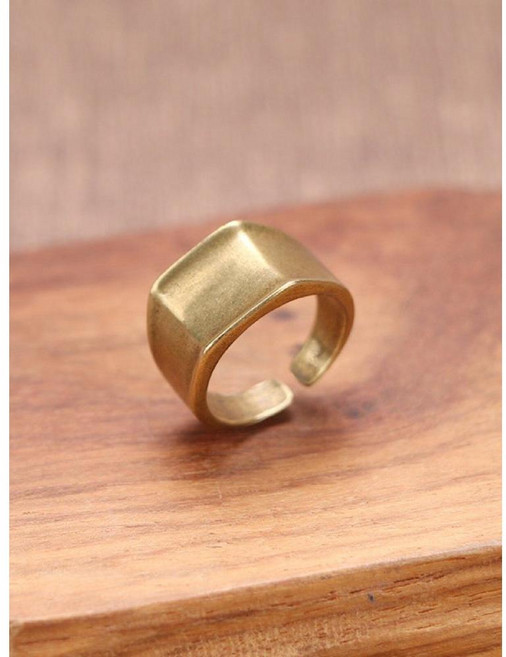 구리반지 행운링 자석 에너지 남여공용 반지 크기조정