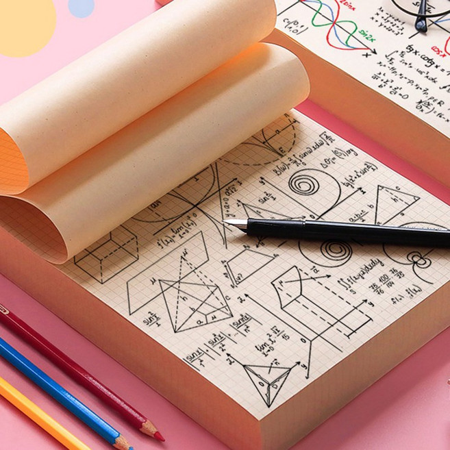 다이어리레시피 B5 크라프트 대떡메 떡매 메모지 드로잉북 손글씨연습, 그리드