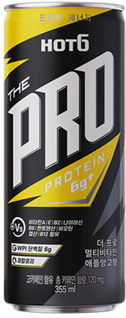 핫식스 더 프로 멀티비타민 애플망고 355ml, 단품