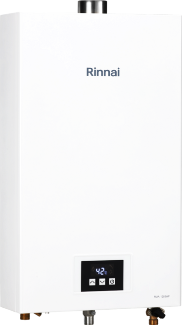 Rinnai 林內 RUA-1203WF 屋內型 12L 強制排氣熱水器, 3個
