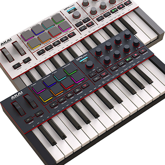 AKAI MPK Mini MK4 Black 아카이 USB 미니 키보드(블랙), 1개