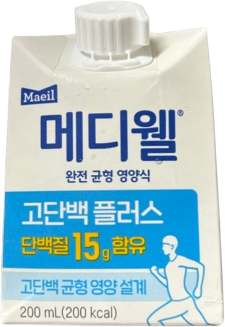 메디웰 고단백 활력 플러스 영양식, 200ml, 6개
