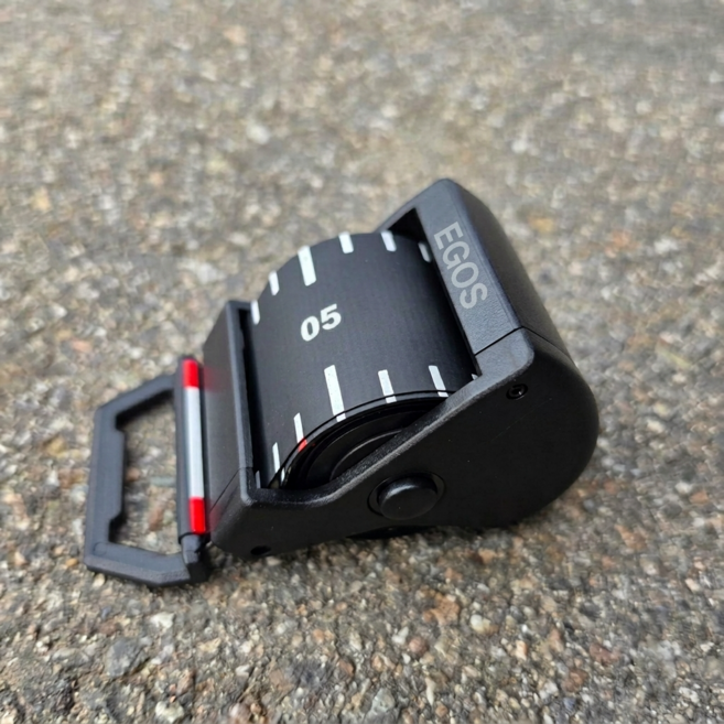 이고스 휴대용 150CM 계측자 간편 생선 물고기 계측용 낚시용 롤 줄자, 1개, 블랙