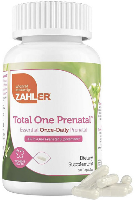 Zahler Total One 產前必需膠囊, 1個, 90錠