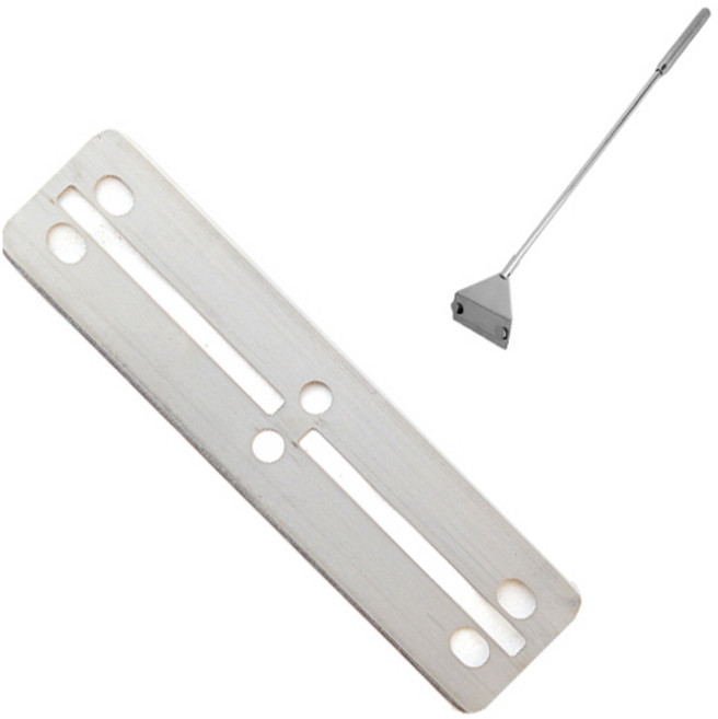 MUFAN 고급스테인레스 스크래퍼 리필칼날 1개, 1세트