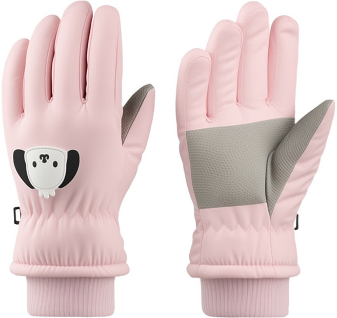 소소키즈 강아지 어린이 손가락 장갑 방한 방수 패딩 장갑