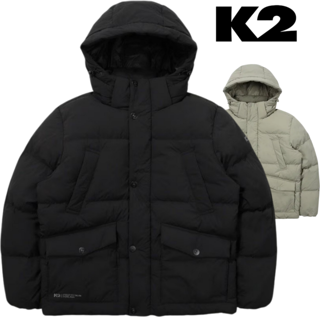 [매장발송] K2 남성 겨울 헤비 다운 패딩 등산 낚시 캠핑 작업 현장 스포츠 구스 겨울용
