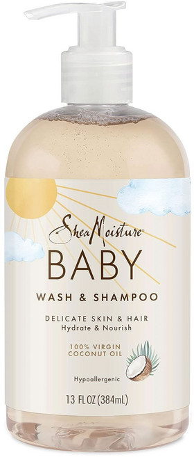 시어모이스처 어린이 Wash & Shampoo Virgin Coconut Oil, 1개, 384ml