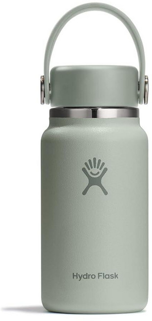 Hydro Flask 마이크로 보틀 - 누출 방지 지갑 또는 포켓 플라스크 단열 미니 물병 189.9g(6.7온스) 비치플럼 퍼플_160227, 용설란_160227