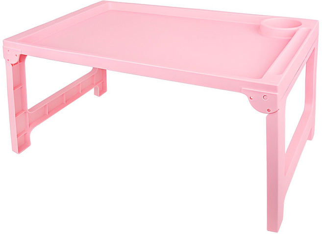 비스토어 파스텔 접이식 베드테이블, 핑크