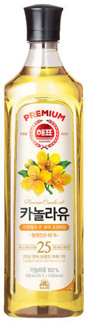 사조 카놀라유, 900ml, 1개