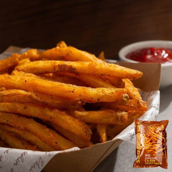 케이준 감자튀김 2kg (1kg X 2개), 1kg