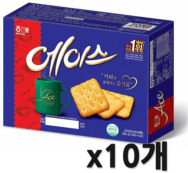 해태제과 에이스, 10개, 364g