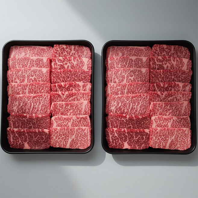 1++ 한우 구이용 1.2kg 모듬세트 특수부위 소고기 구이용, 1개