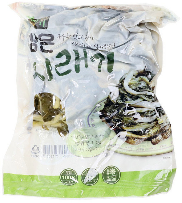 자연담기 삶은시래기 1kg, 2개