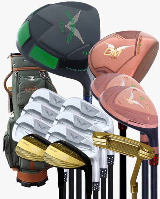 남성골프채풀세트 GM 프리미엄 13P 추천 골프클럽세트, 10.5도 R3