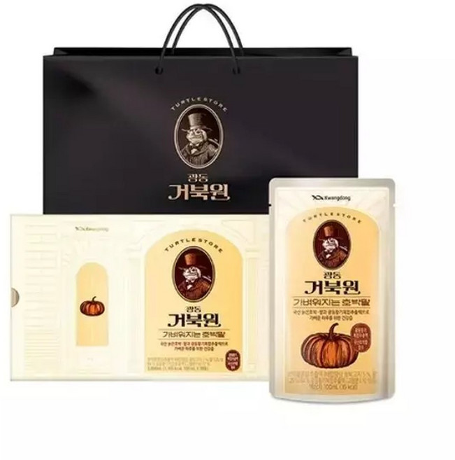 광동 거북원 가벼워지는 호박팥 100ml 30포 1세트 건강한간식 100ml/1세트, 30개