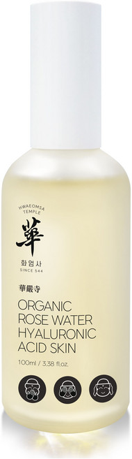 화엄사 유기농 로즈워터 히알루론산스킨, 3개, 100ml