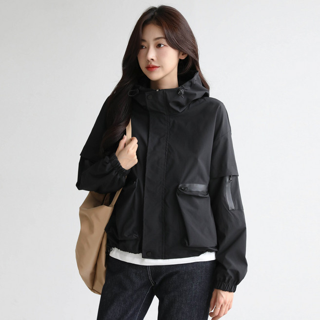 자체제작 하이넥 바람막이 점퍼 #66318