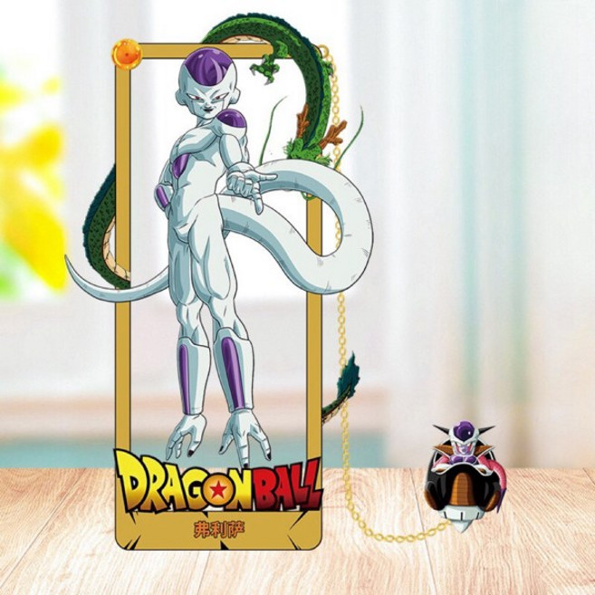 DRAGON BALL Goku 애니메이션 팬을 금속 책갈피 학생용 만화 문구 및 선물, [01] 9cm 3cm, [20] Friza