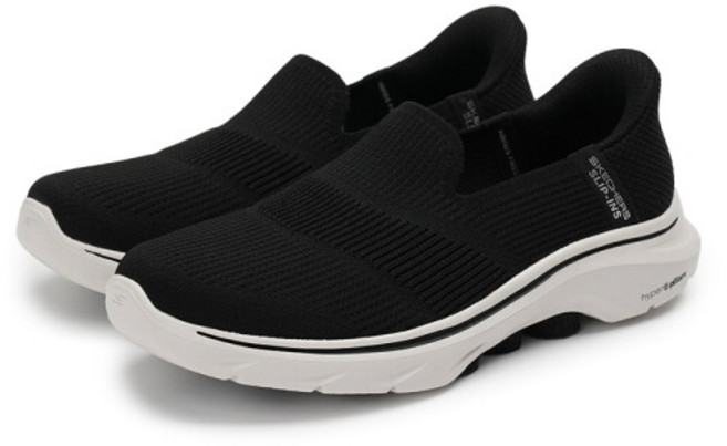스케쳐스 W 고워크7 슬립인스 블랙 화이트 125258-BBK