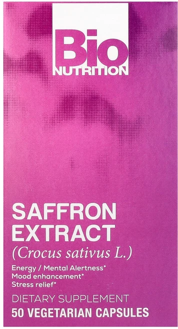바이오뉴트리션 사프란 추출물 베지캡슐 50정, 4개 - 쿠팡