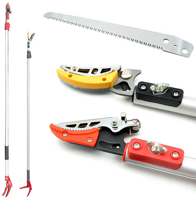 고지가위 고지톱 가지치기 장대 감따는기구 전정, 2.4m~4m, 1개