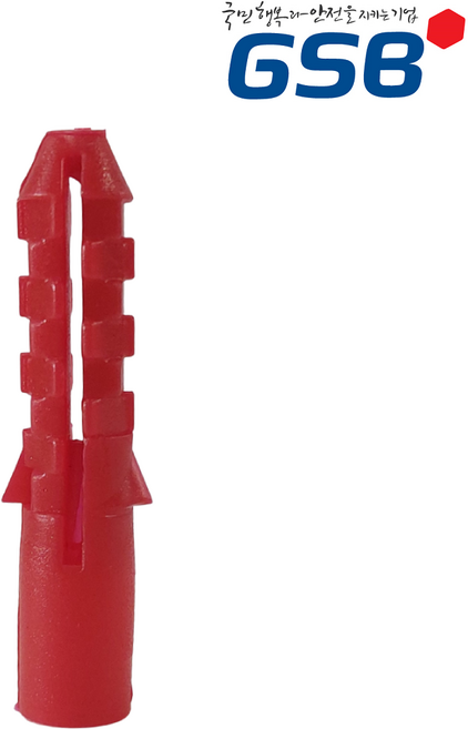 N 칼블럭 FD 10 50mm 콘크리트 칼부럭 뻔데기 적색 벽걸이 TV고정 플라스틱앵커, 칼브럭 적색 FD 10 (100개), 100개