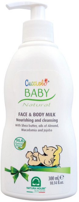 나뚜라하우스 베이비 페이스 앤 바디 밀크, 1개, 300ml