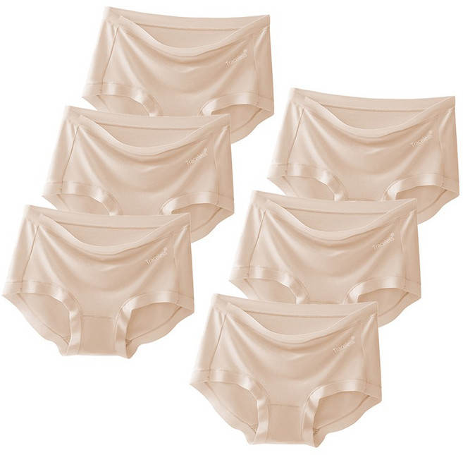 더잘 편한 모달 60수 노라인 여성팬티 6종세트 M~6XL ( 44 ~ 빅사이즈 )