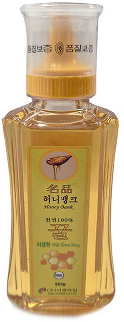 국산벌꿀 천연벌꿀 벌꿀 자연산 꿀선물 프리미엄 국내산 100% 야생화꿀, 1개, 500g