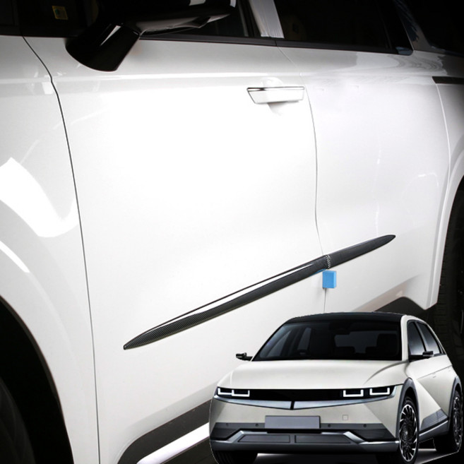 SWCAR 아이오닉5 전기차 택시 튜닝 문콕방지가드 도어가드 사이드 스크래치 차량용 몰딩커버 관리 튜닝 용품, 아이오닉5스탠다드, 60cm-화이트(1P), 1개