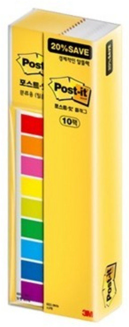 포스트잇 플래그 알뜰팩 683-9KN, 10개입, 1개