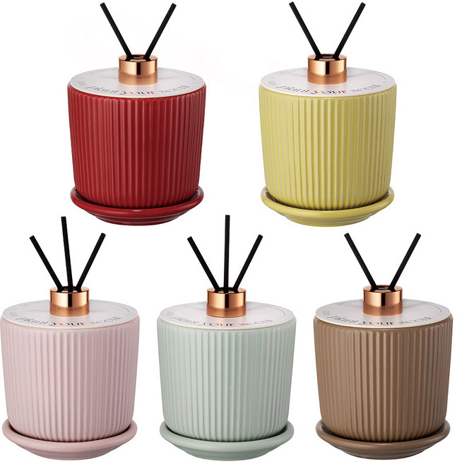 엘드낙 쏘옥 플리츠컵 디퓨져 프랑스 향료, 1개, 100ml, (레드) 코지 바닐라