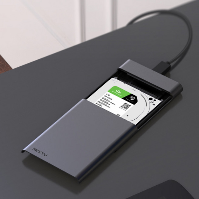 C타입포트 2.5하드케이스 메탈데이터연결 SSD 외장커버
