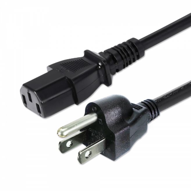 群加主機電源線 品字尾 適用於電腦 印表機-TPCPHN0018, 1個, 0.6公尺-(700W)R31889, 60cm