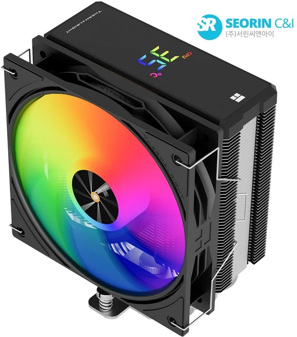 써멀라이트 Thermalright Assassin X 120 R Digital ARGB 서린 (블랙), 1개 - 쿠팡
