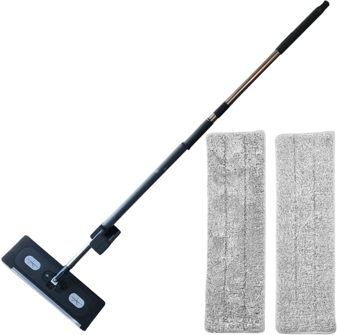 모렌티 노터치 청소 밀대 + 극세사 걸레 2개, 1세트