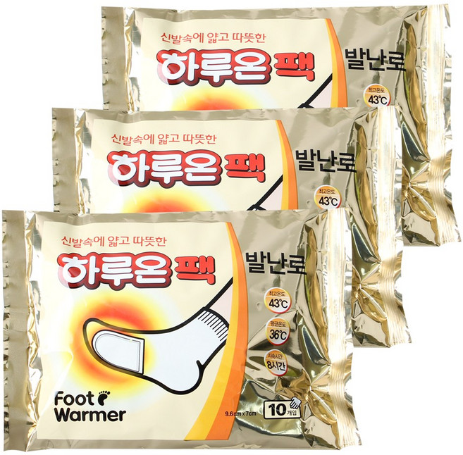 하루온팩 발난로 2p, 15세트