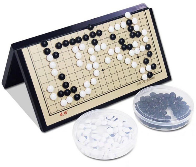 便攜磁吸式五子棋圍棋組, 黑與白
