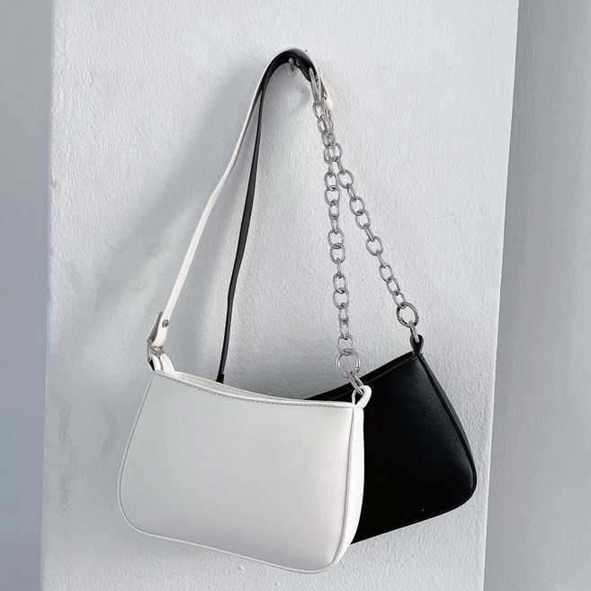 [호보백+크로스백 가능!] 체인 미니 호보 크로스백 2col