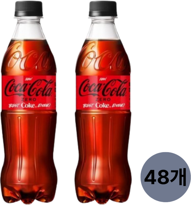 코카콜라 제로 500ml 24페트 2박스 (총 48개), 48개