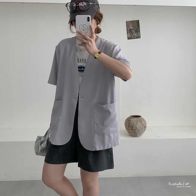 Fwstudio 短袖西裝外套 女生女裝